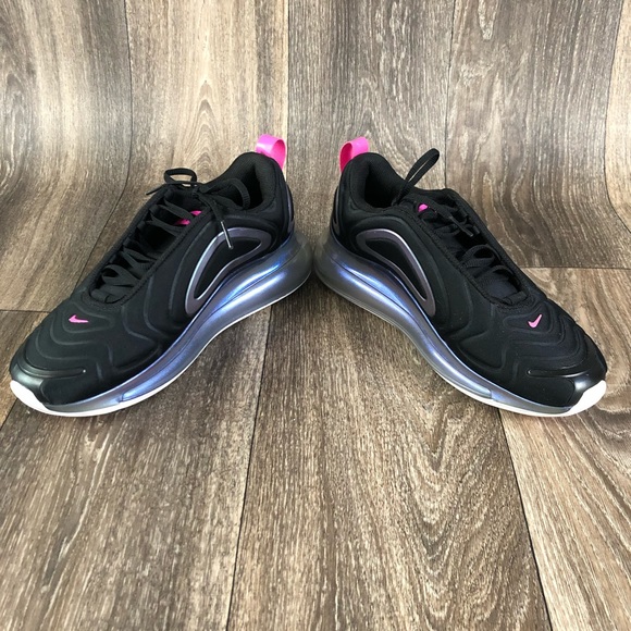 Nike Air Max 720 Black/White/Laser Fuchsia - Picture 4 of 9